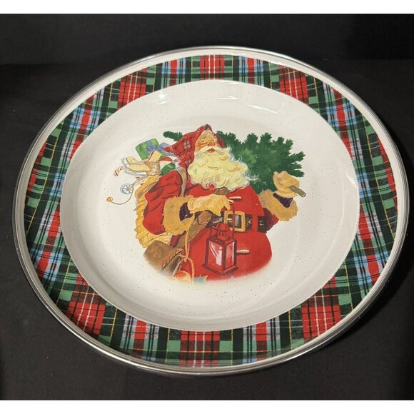 Vintage Hallmark Christmas Bowl, Plate and Mug Set Just In Time For The Holidays - Picture 8 of 11